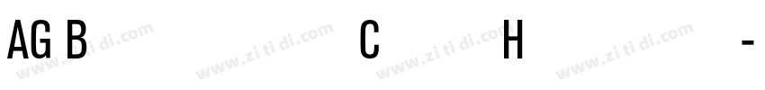AG BlimpoCnd Heavy字体转换